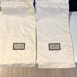 Gucci Silk Shoe Dust Bags
